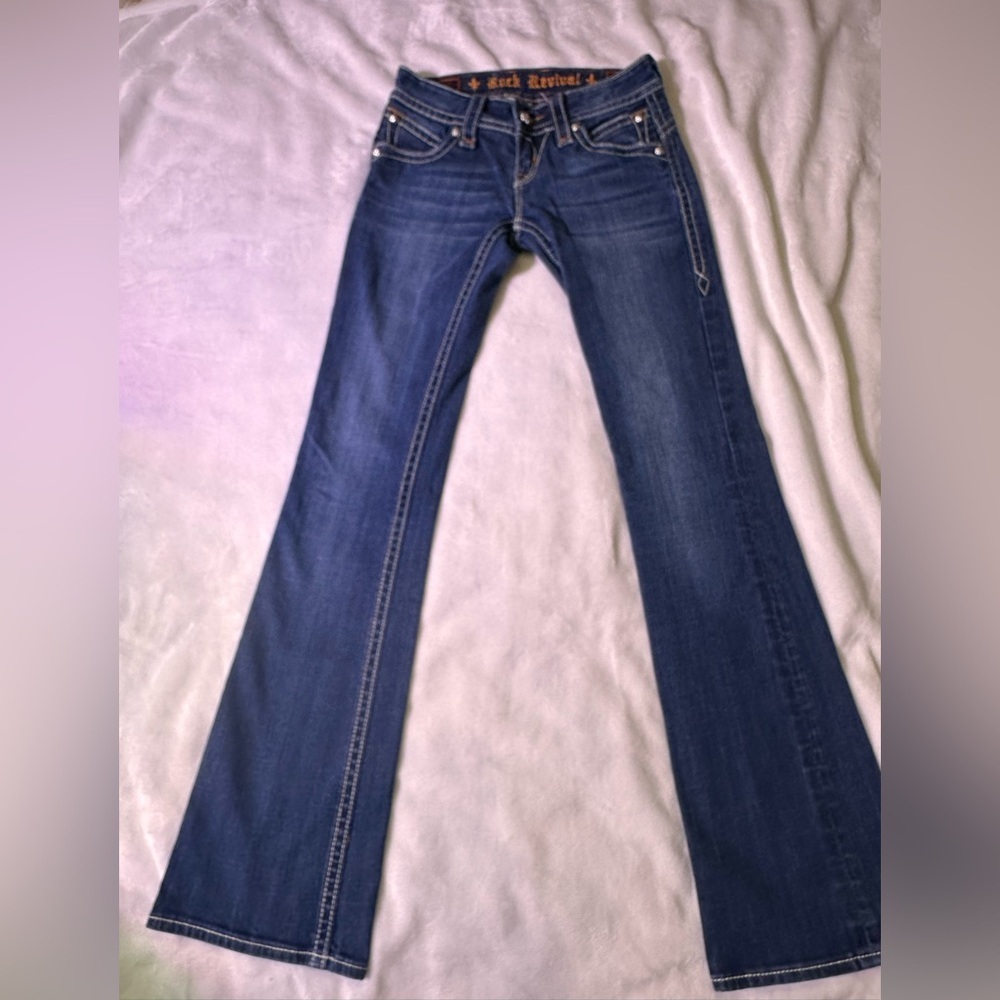 Rock Revival Dark Blue Flare Jeans